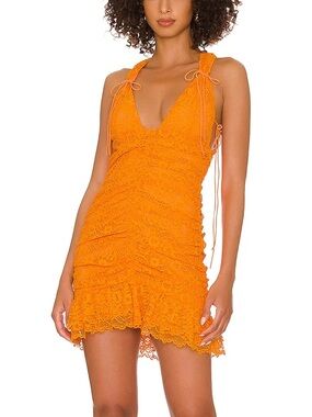 ariana mini dress for love and lemons For Love & Lemons Ariana Mini Dress in Pink